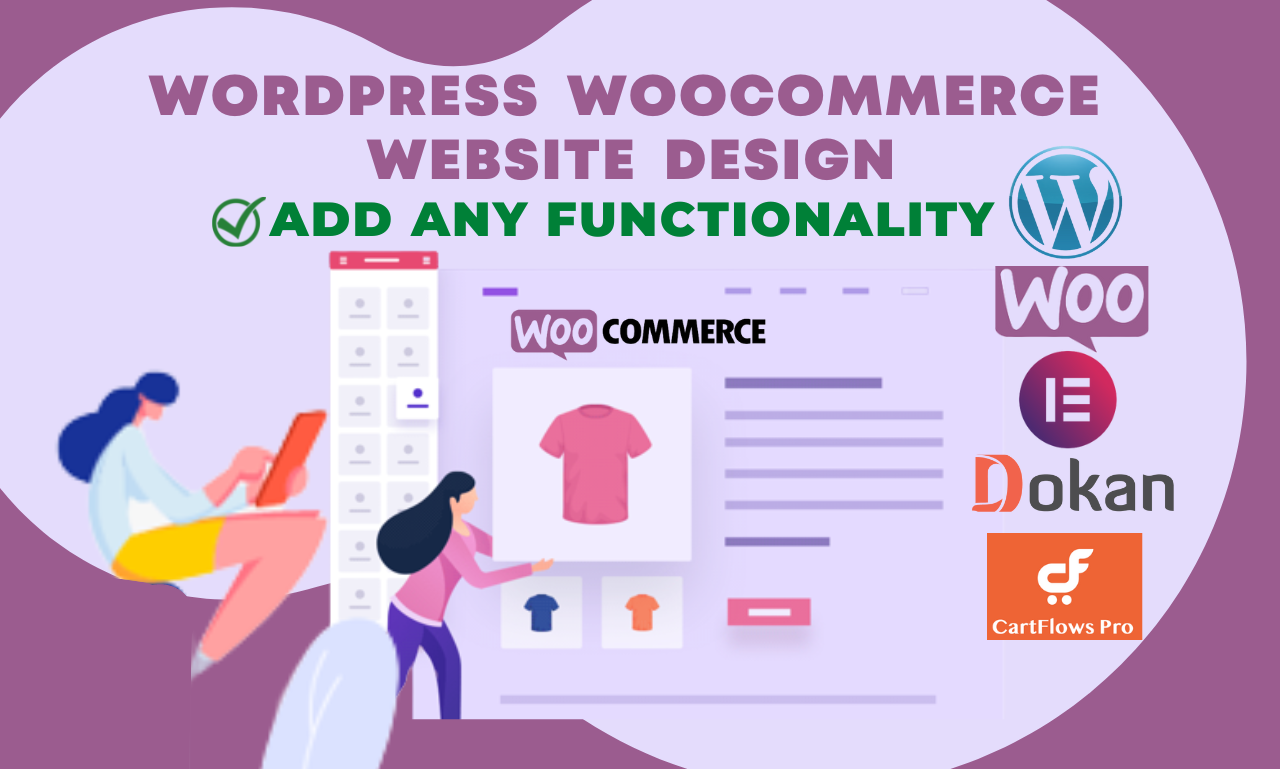 24763I will develop ecommerce website using wordpress woocommerce