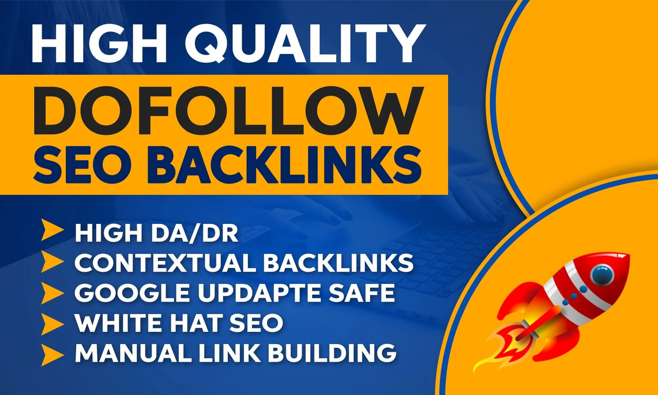 32583I will do Dofollow SEO Backlinks with High DA and DR Authority link building